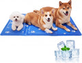 Extra Large Dog Cooling Mat, 90 X 50Cm, Foldable, Scratch Resistant, XL Pet Cooling Mat for Dogs