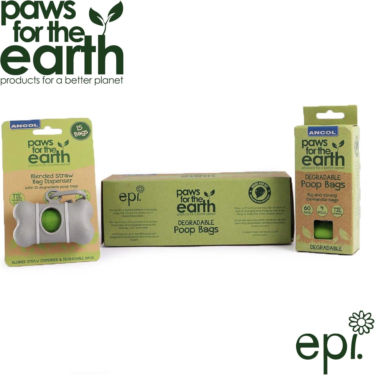 Paws for the Earth Giant Poop Bag Roll (300 Bags)