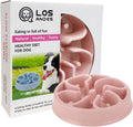 Slow Feeder Dog Bowl, anti Gulp Dog Food Bowl, Healthy Slow Eating Dog Bowl to Reduce Choking and Overeating, Stop Feeding Bowl for Small Medium Size Dogs