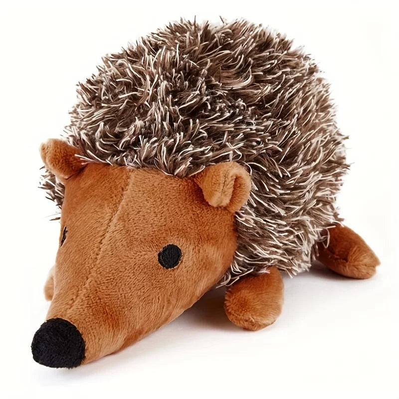 1Pc Squeaky Hedgehog Plush Dog Toy Cartoon Animal Plush Toy