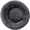 Plush Donut Dog Bed Cat Bed Fluffy Calming Pet Bed Dog round Bed Cat round Bed Warm Kitten Nest Ideal for Small 3KG Pet