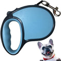 Extendable Dog Lead, 5M/16FT Retractable Dog Lead, One-Handed Brake Dogs Leads with Anti-Slip Handle, 360°Tangle-Free, One-Button Brake &L Ock for Small to Medium Dogs (Blue)