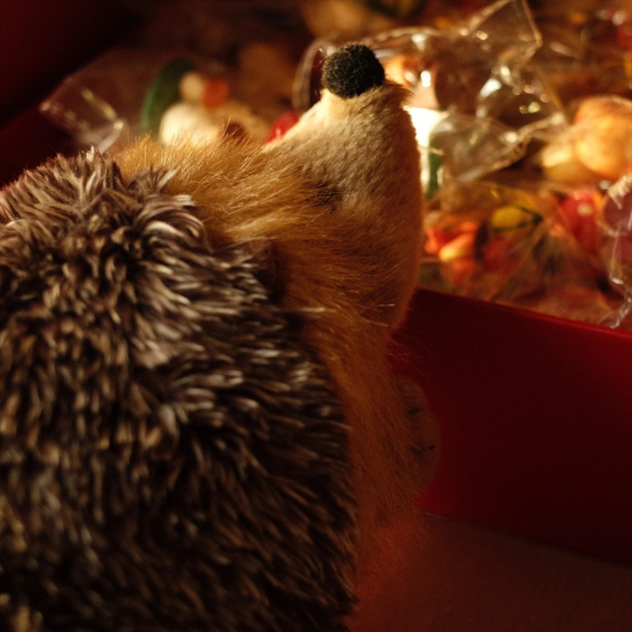 1Pc Squeaky Hedgehog Plush Dog Toy Cartoon Animal Plush Toy