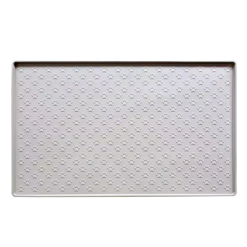 Pet Placemat Cat Dog Drinking Feeding Placemat Feeder Mats Cat Feed Mat Dog Food Bowl Mat Silicone Waterproof Pet Bowl Pad