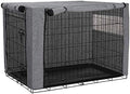 Dog Crate Cover - Durable Windproof Pet Kennel Cover for Wire Cages Indoor Outdoor Protection (30 Inch)