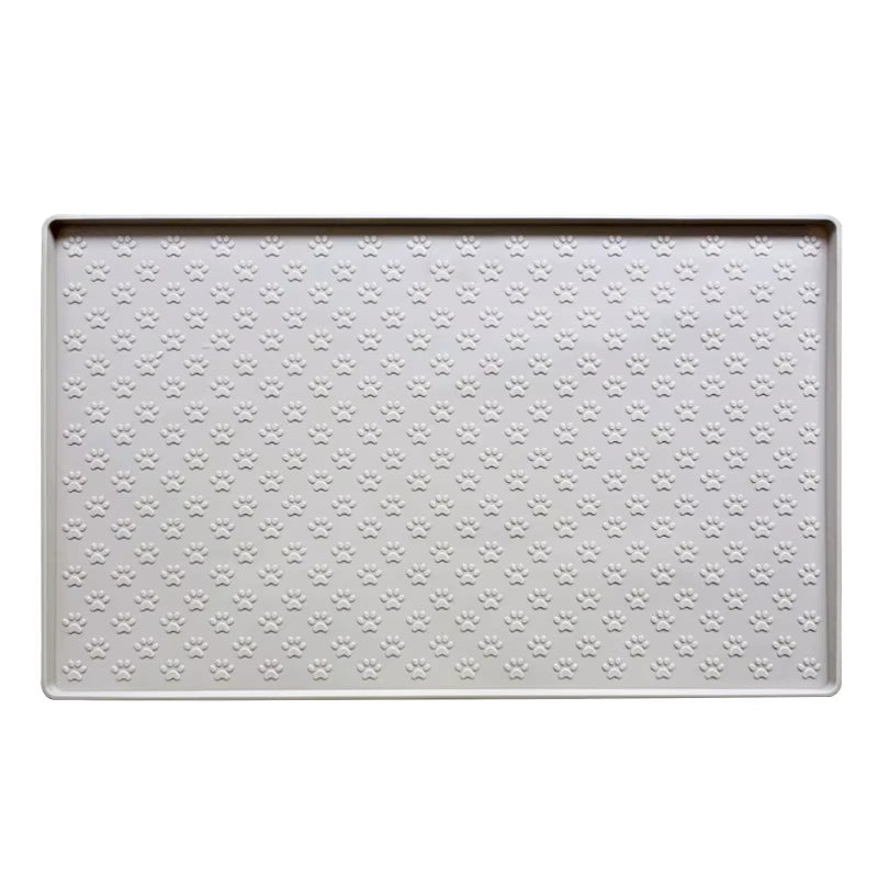 Pet Placemat Dog Food Bowl Mat Cat Feed Mat Cat Dog Drinking Feeding Placemat Silicone Waterproof Pet Bowl Pad Feeder Mats