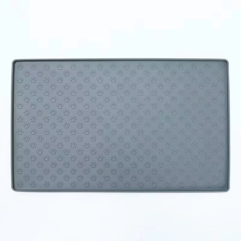 Pet Placemat Cat Dog Drinking Feeding Placemat Feeder Mats Cat Feed Mat Dog Food Bowl Mat Silicone Waterproof Pet Bowl Pad