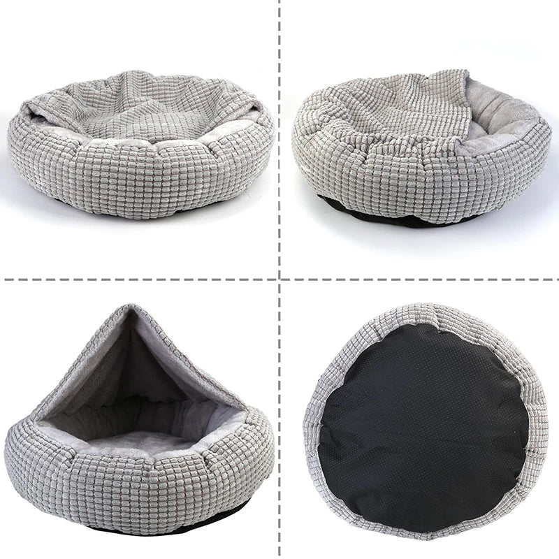 CalmNest™ Calming Donut Dog Bed — Anti-Anxiety Cuddler with Orthopedic Support