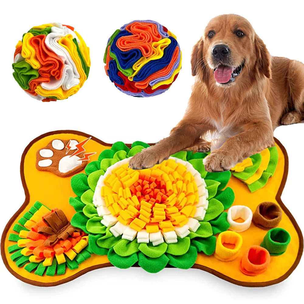 CalmSniff™ Snuffle Mat — Enrichment Feeding Mat for Anxious Dogs