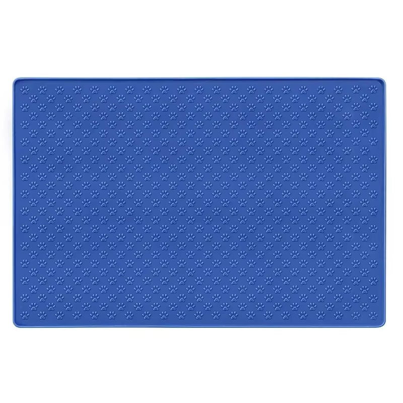 Pet Placemat Cat Dog Drinking Feeding Placemat Feeder Mats Cat Feed Mat Dog Food Bowl Mat Silicone Waterproof Pet Bowl Pad