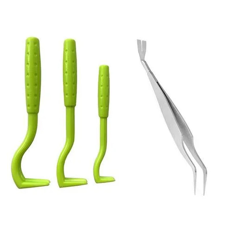 Tick Remover Hook Flea Remover Tweezer Tick Pull Pet Cat Dog Ticks Removal Tools Flea Extractor Pet Supplies