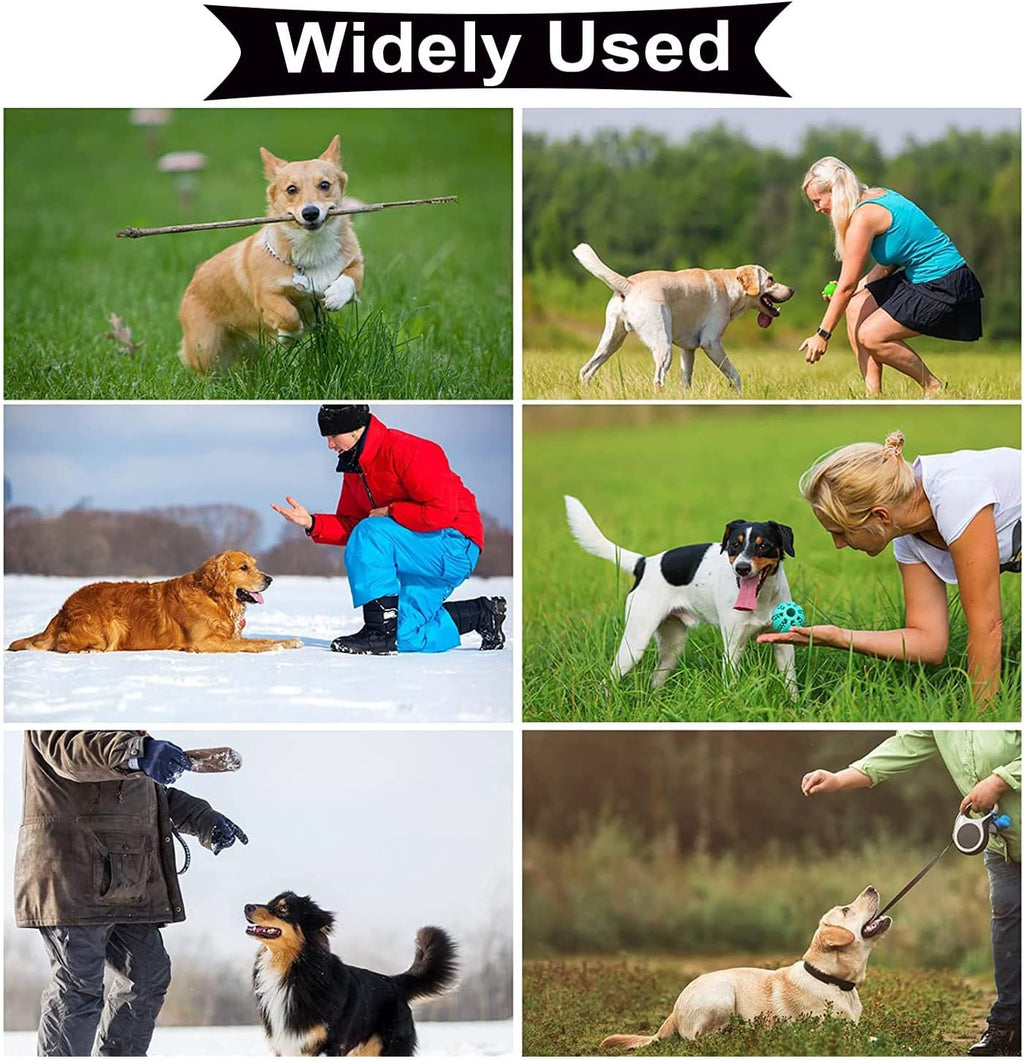 Dog Training Whistles,Dog Training Clicker with Wrist Strap,High Pitch Plastic Training Whistles Professional Ultrasonic Dog Whistle with Lanyard Adjustable Frequencies,For Barking & Recall