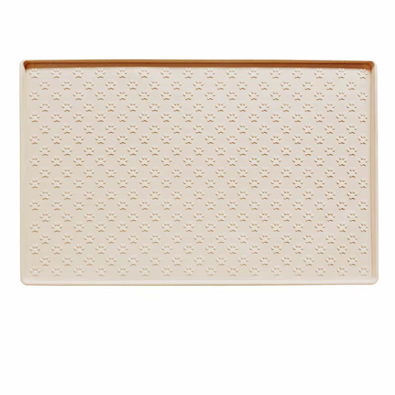 Pet Placemat Cat Dog Drinking Feeding Placemat Feeder Mats Cat Feed Mat Dog Food Bowl Mat Silicone Waterproof Pet Bowl Pad
