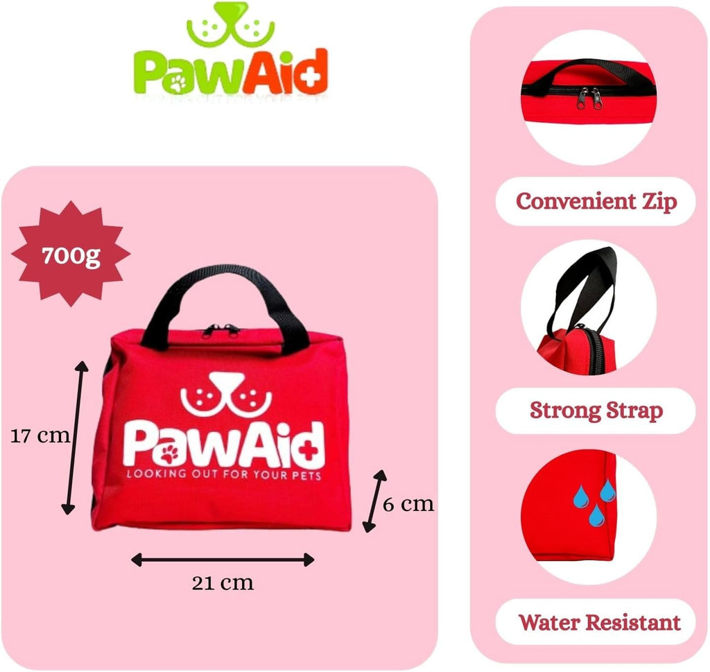 Pet First Aid Kit for Dogs – 50+ Piece Dog First Aid Kit, Pet First Aid Kit, Emergency Dog First Aid Kit for Travel – Portable Pet First Aid Kit for Car, Walking & Outdoor Use