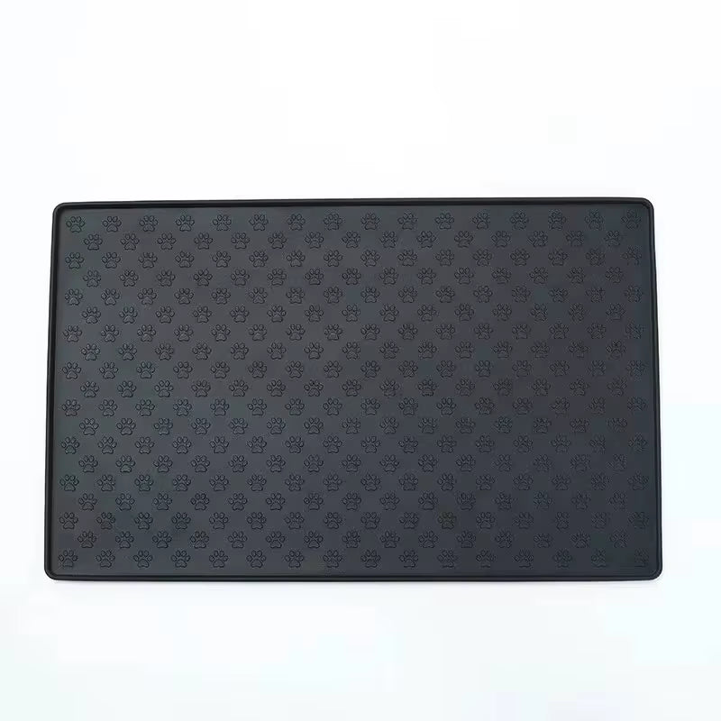 Pet Placemat Cat Dog Drinking Feeding Placemat Feeder Mats Cat Feed Mat Dog Food Bowl Mat Silicone Waterproof Pet Bowl Pad