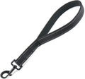 Short Dog Lead for Training, Short Leash with Soft Padding, Nylon Reflective Pet Walking Leash, Strong and Durable, 14 Inch (Black)
