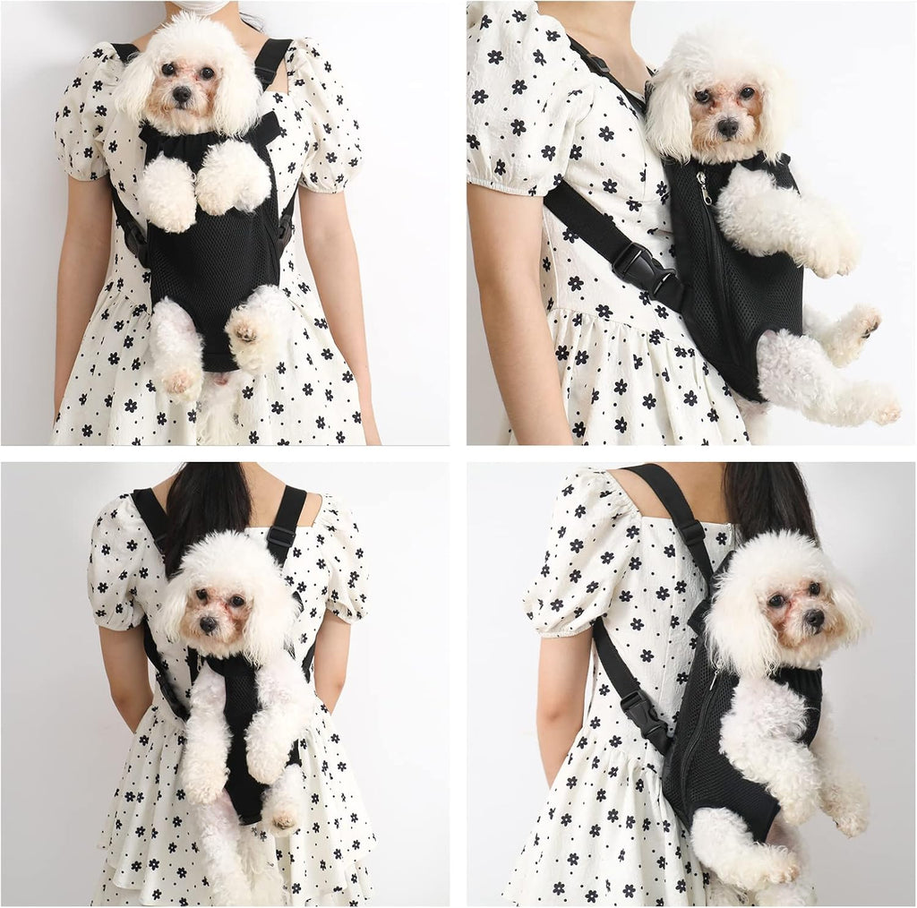 Pet Carrier Backpack - Adjustable Dog Carrier for Hiking, Travel & Carrying - Puppy & Dog Front Carrier