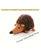 1Pc Squeaky Hedgehog Plush Dog Toy Cartoon Animal Plush Toy