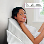 Almohada Triangular Multiposición de Cuña — Para Lectura y Descanso