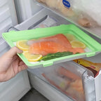 Pack 9 Bandejas Apilables Semi-Vacío Hermético — Conservación de Alimentos