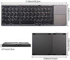 Teclado Inalámbrico Plegable — Bluetooth Ultraportátil