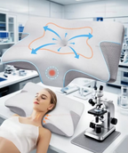 Almohada Cervical Ortopédica 2 en 1 — Viscoelástica con Contorno Ergonómico