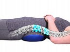 Cojín lumbar proporcionando apoyo a la zona lumbar de la columna