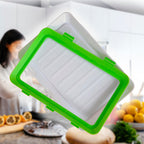 Pack 9 Bandejas Apilables Semi-Vacío Hermético — Conservación de Alimentos