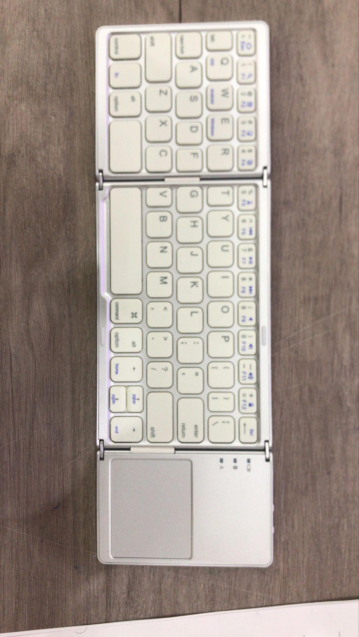 Teclado Inalámbrico Plegable — Bluetooth Ultraportátil