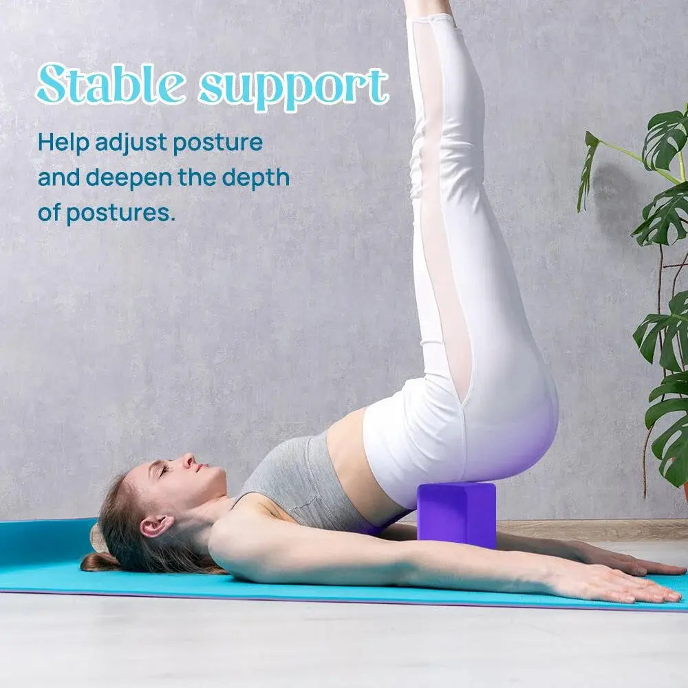 Bloque de Yoga Antideslizante de Alta Densidad