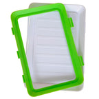 Pack 9 Bandejas Apilables Semi-Vacío Hermético — Conservación de Alimentos