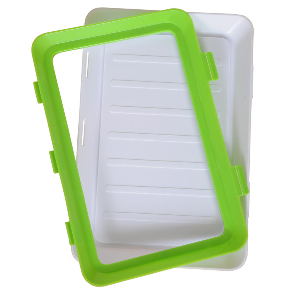 Pack 9 Bandejas Apilables Semi-Vacío Hermético — Conservación de Alimentos