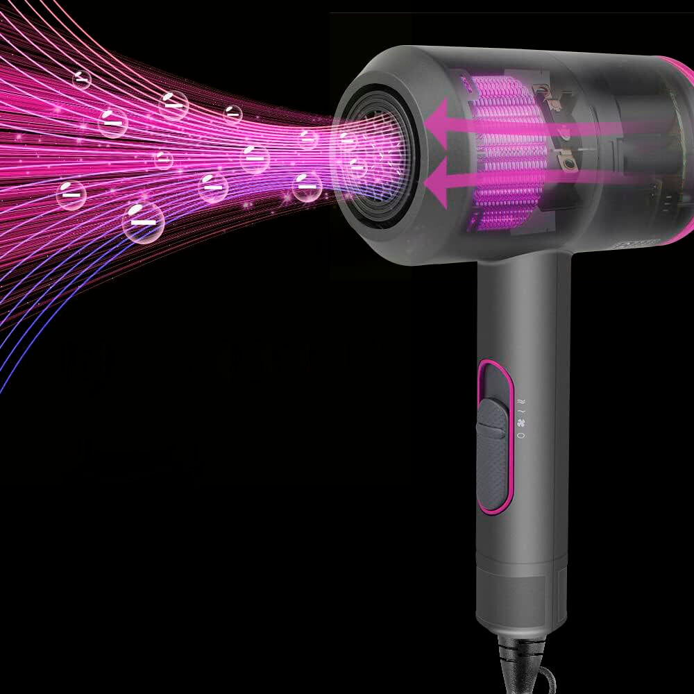 Secador de Pelo Profesional Iónico — Speed Hair Dryer 5 Velocidades