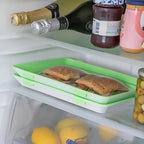 Pack 9 Bandejas Apilables Semi-Vacío Hermético — Conservación de Alimentos