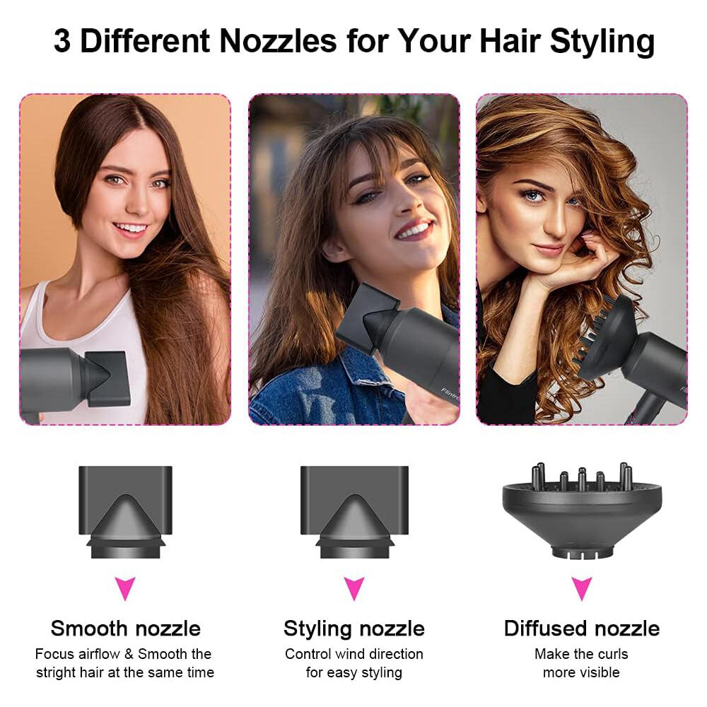 Secador de Pelo Profesional Iónico — Speed Hair Dryer 5 Velocidades