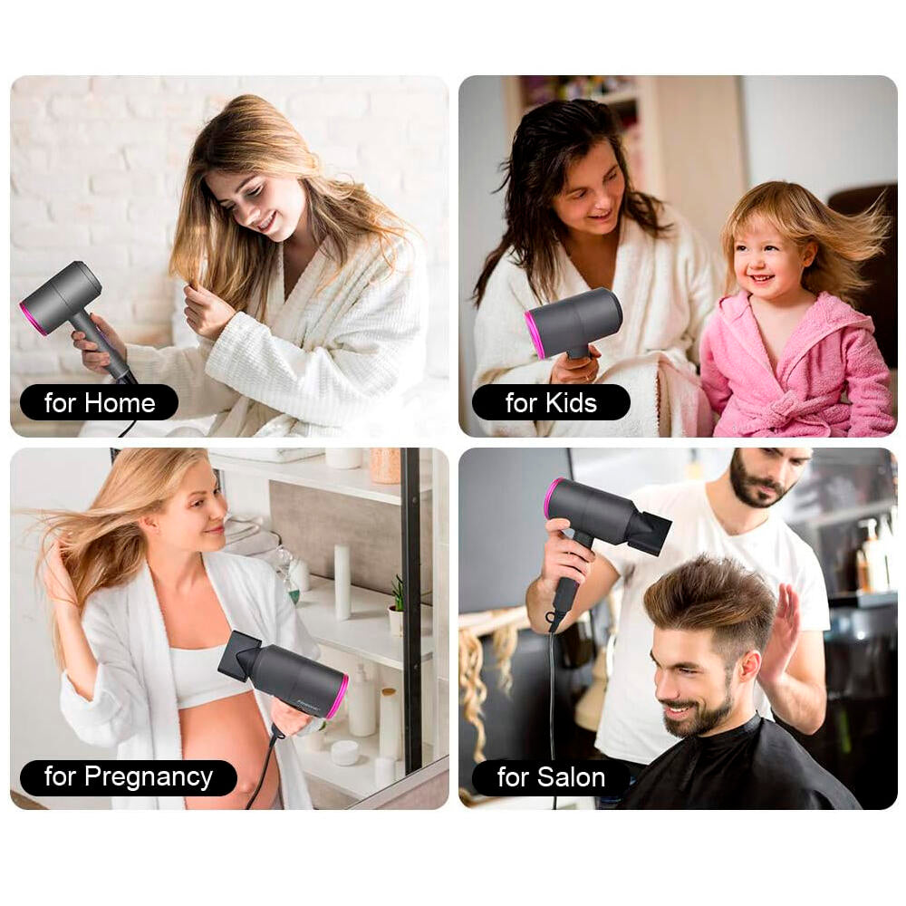 Secador de Pelo Profesional Iónico — Speed Hair Dryer 5 Velocidades