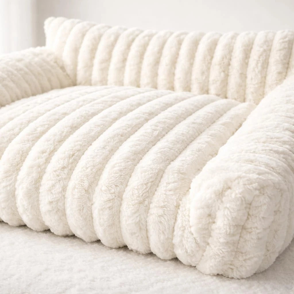 RibRest™ Ribbed Orthopaedic Dog Sofa — Premium Comfort Bed